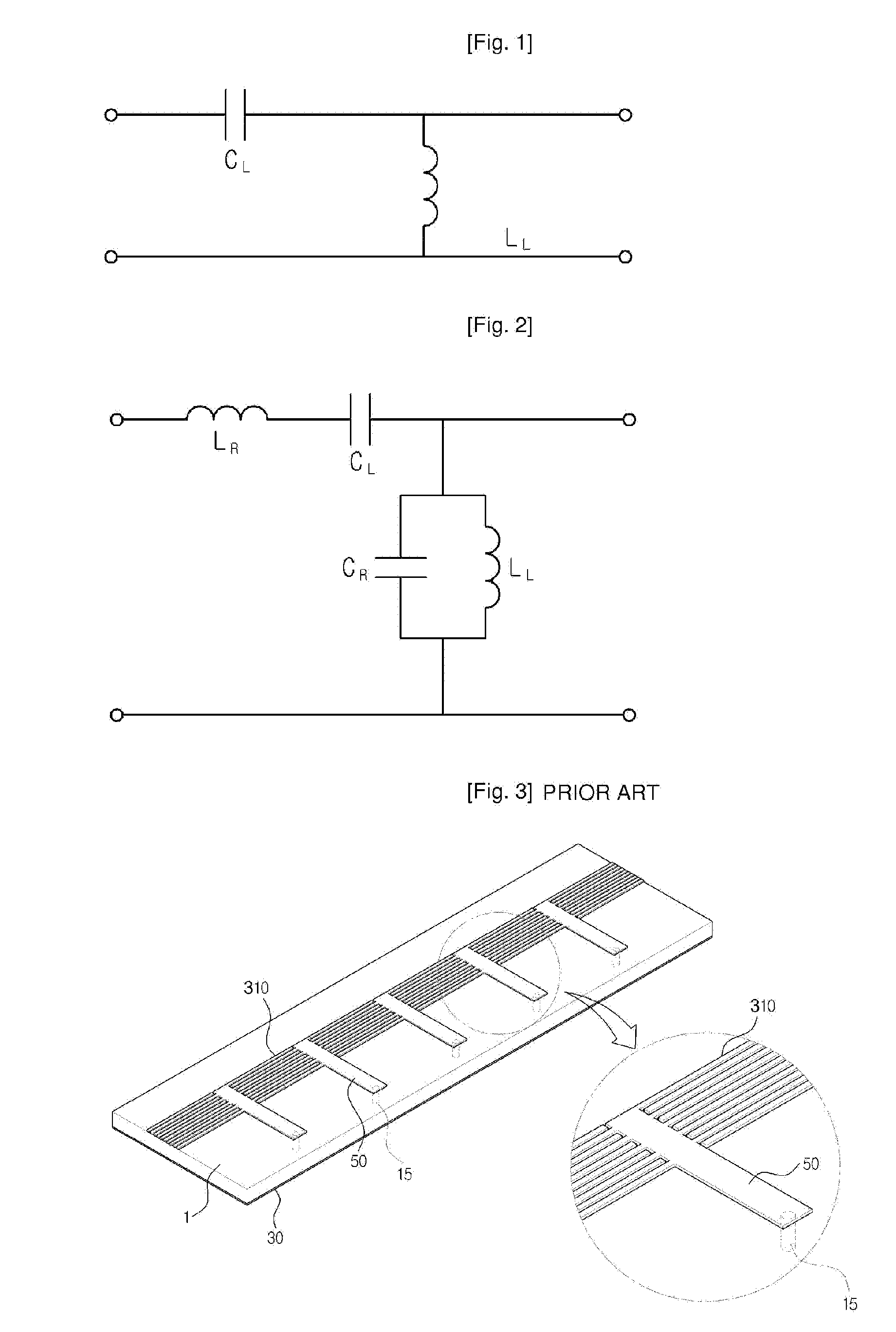 Transmission line with left-hand characteristics including a spiral inductive element