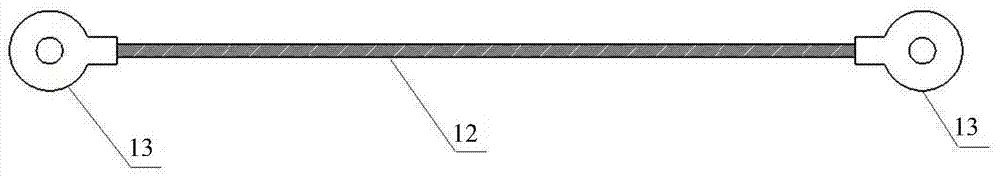 Low-frequency longitudinal vibration transducer used for oil well sound wave communication and manufacturing method thereof