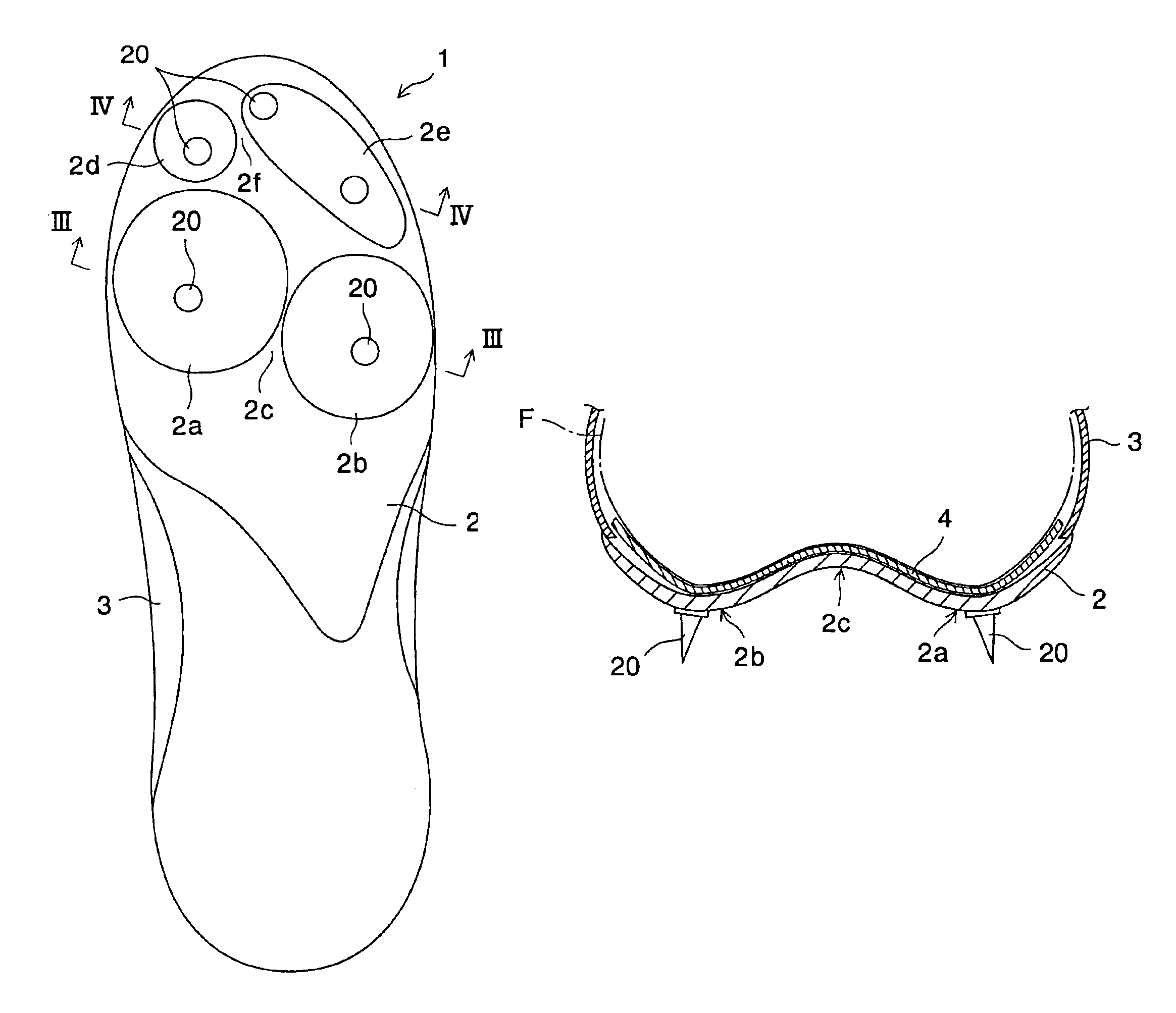 Sole structure for a cleated shoe