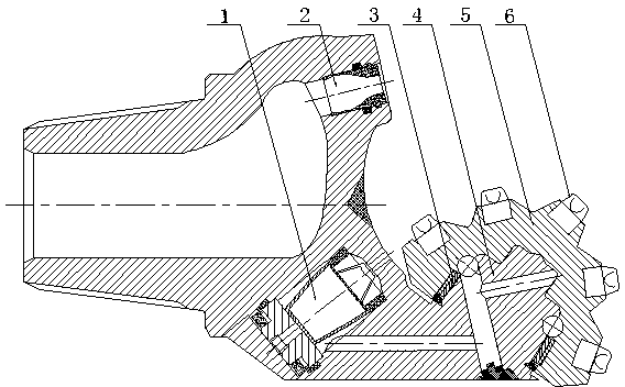 Roller bit of rolling and sliding floating sleeve bearing