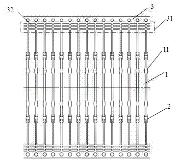 Columnar support for LED lamp and columnar support base plate