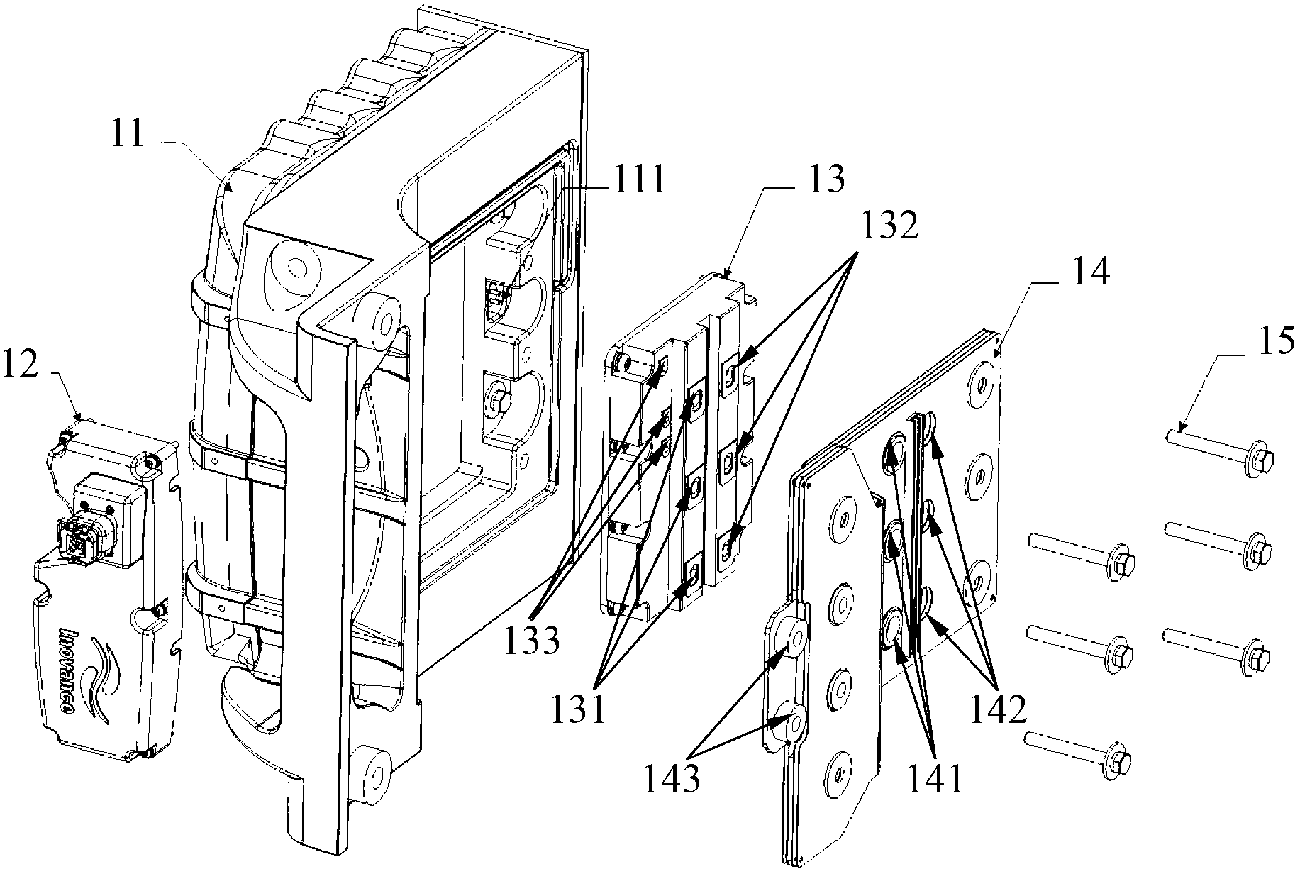 Modularized power unit and inverter