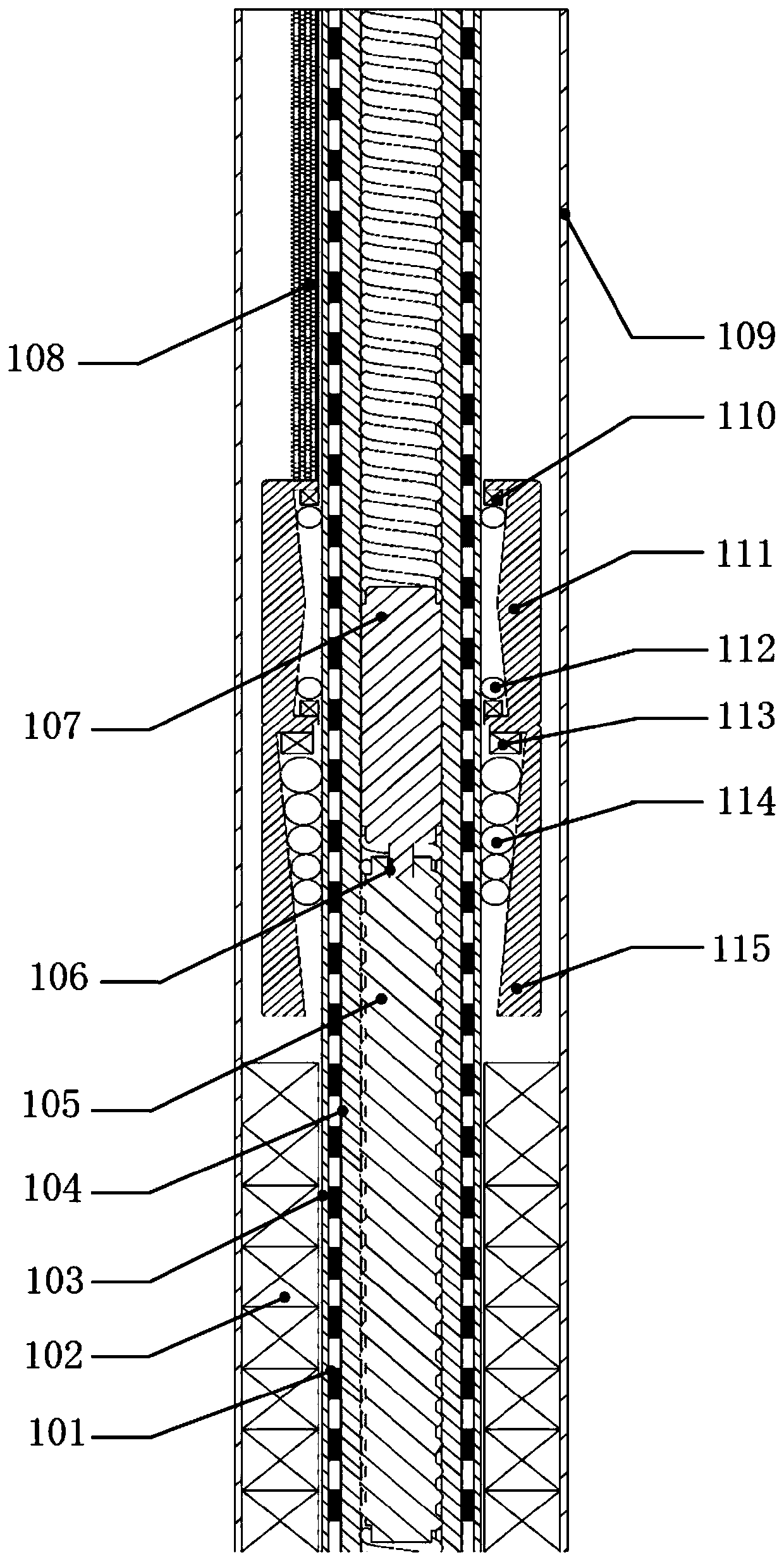 Friction damping and driving limit actuator