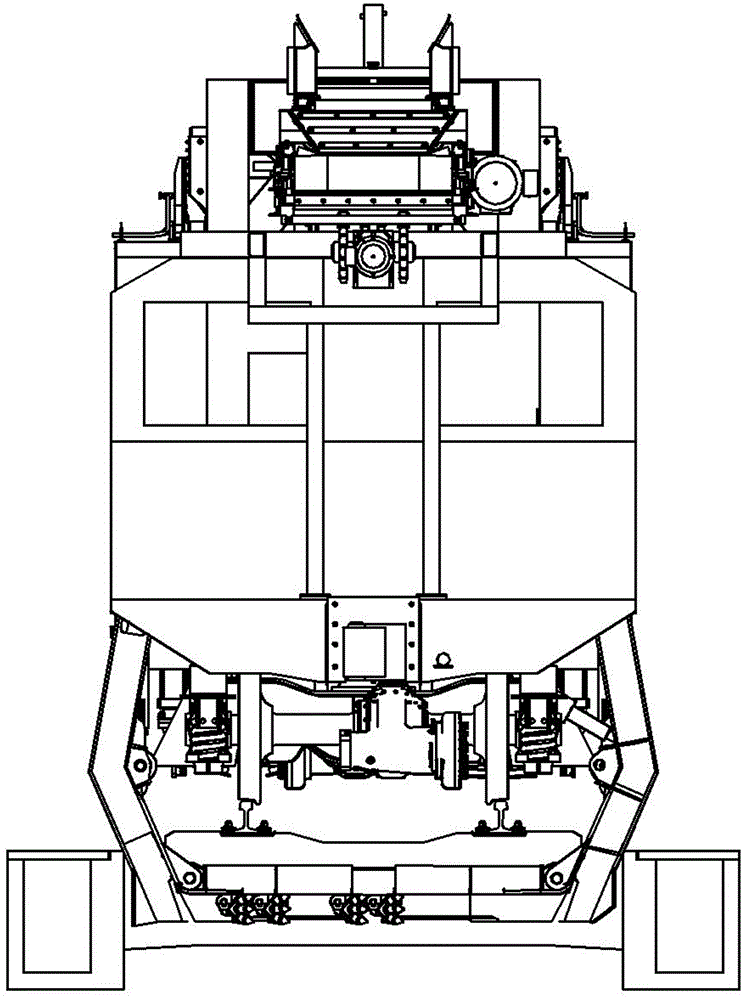 A kind of ballast processing machine suitable for narrow working face