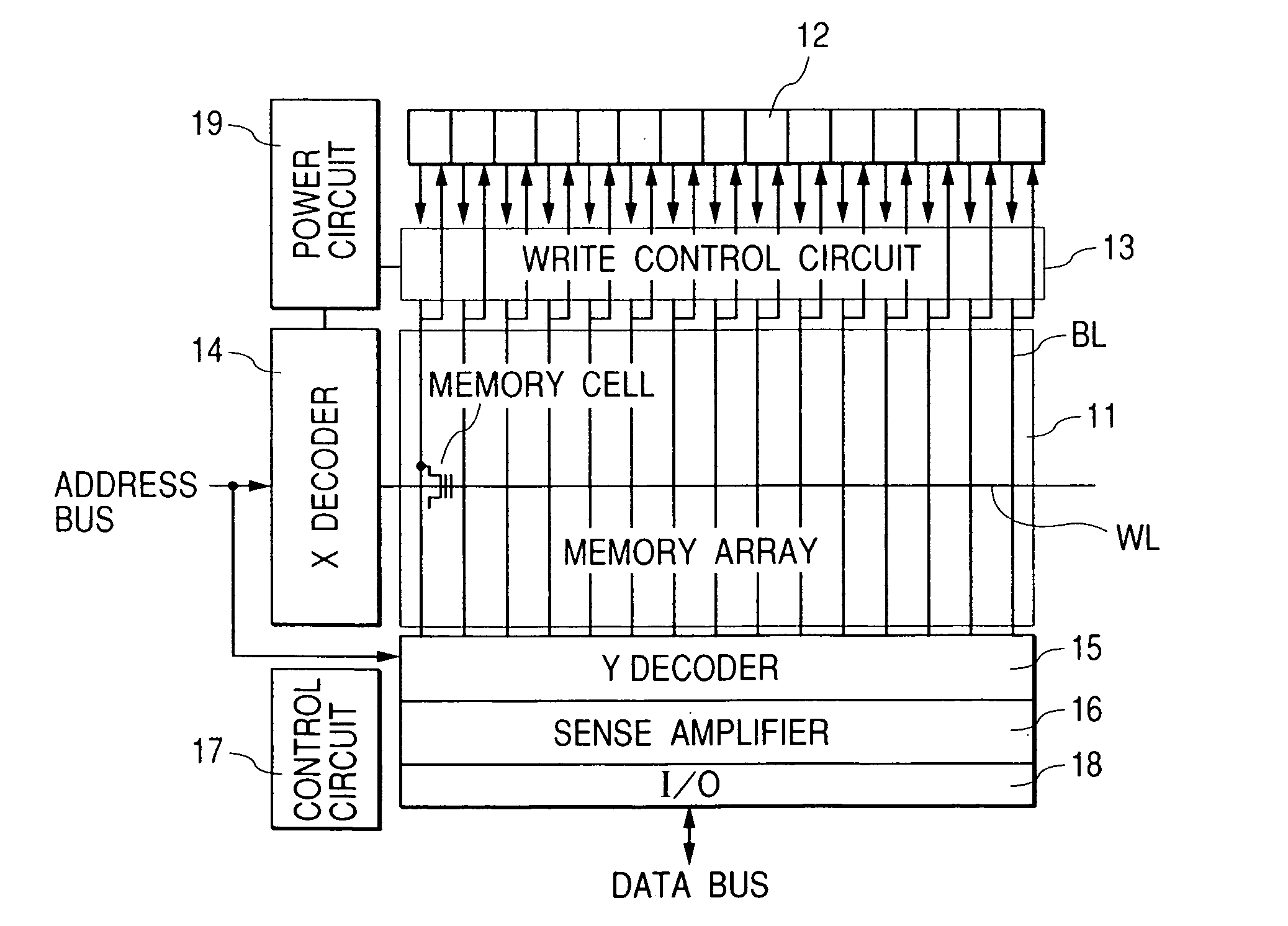 Nonvolatile memory, semiconductor device, and method of programming to nonvolatile memory