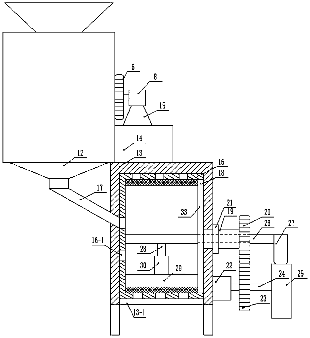 Soil crushing device