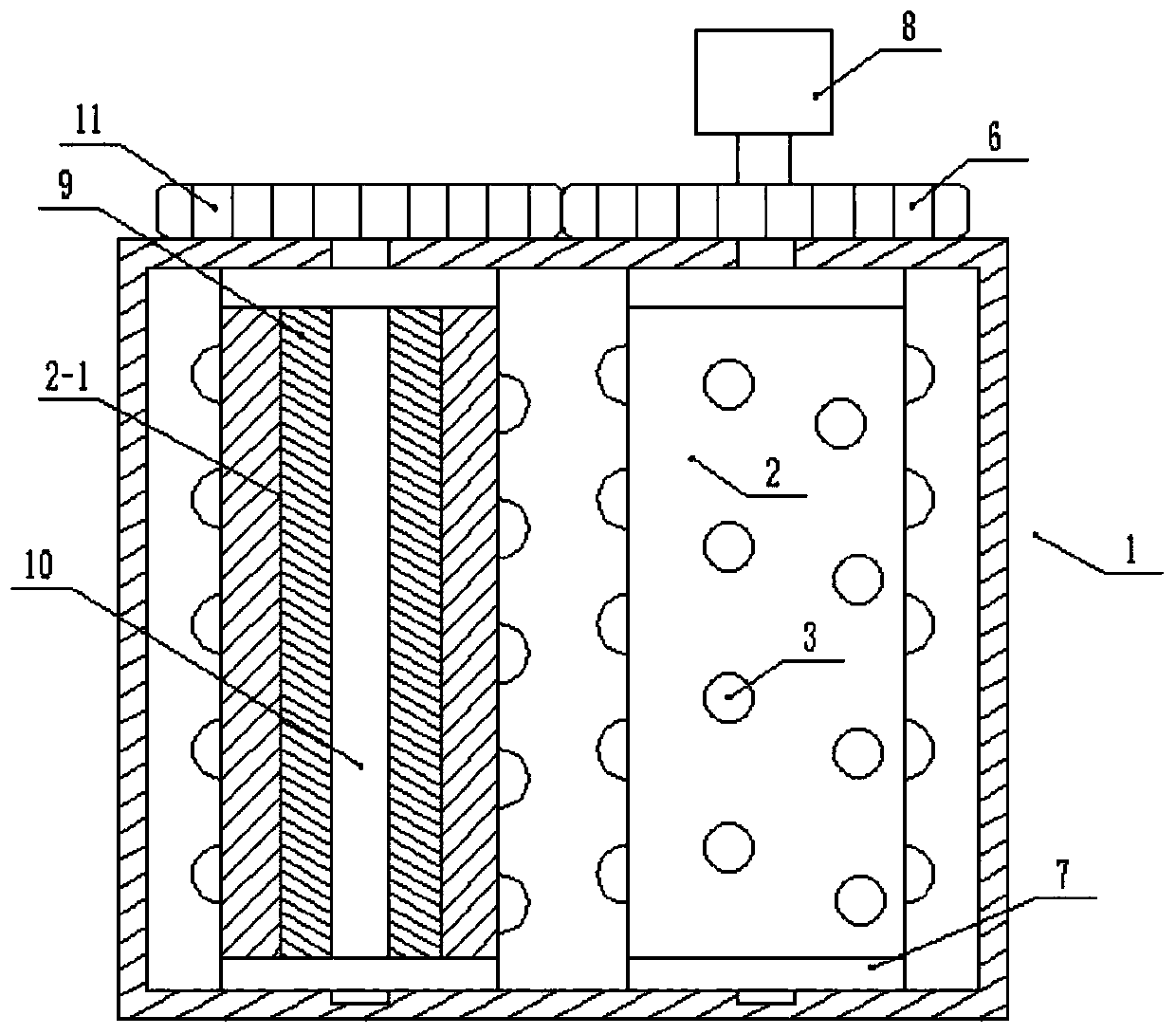 Soil crushing device