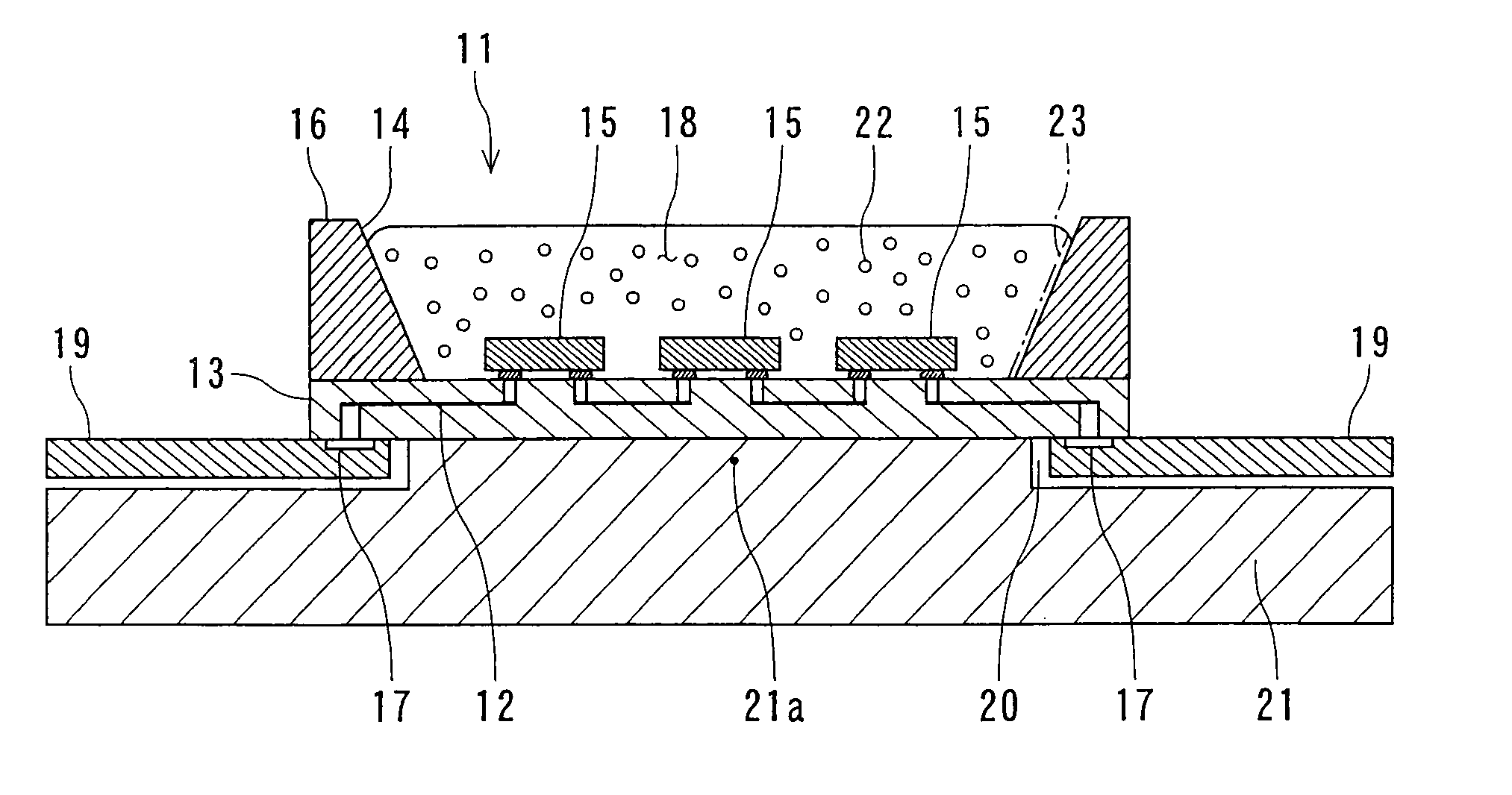 Light emitting device, lighting equipment or liquid crystal display device using such light emitting device