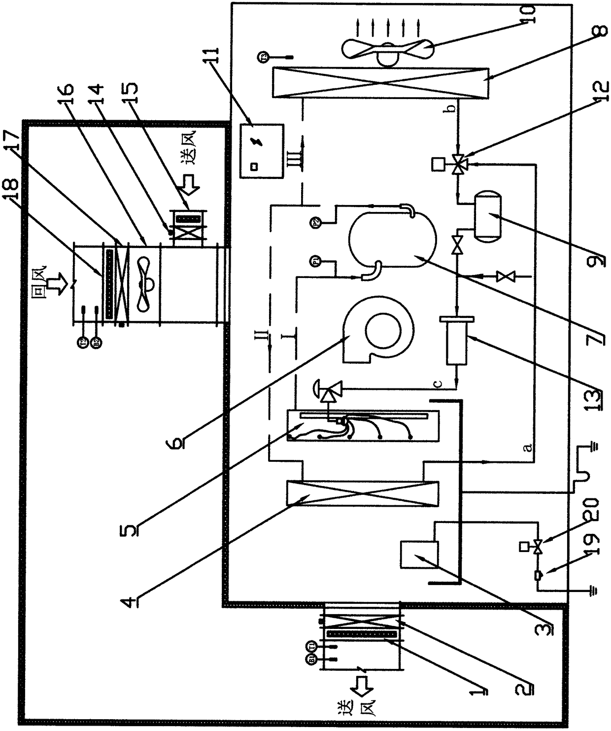 Universal low-temperature constant-humidity thermal refining unit for granary