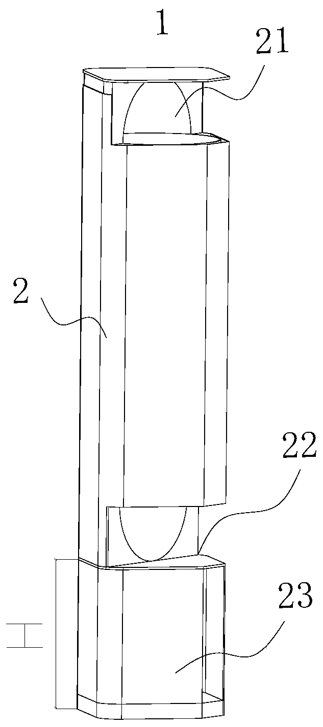 Air conditioner indoor unit capable of reversibly supplying air and air conditioner