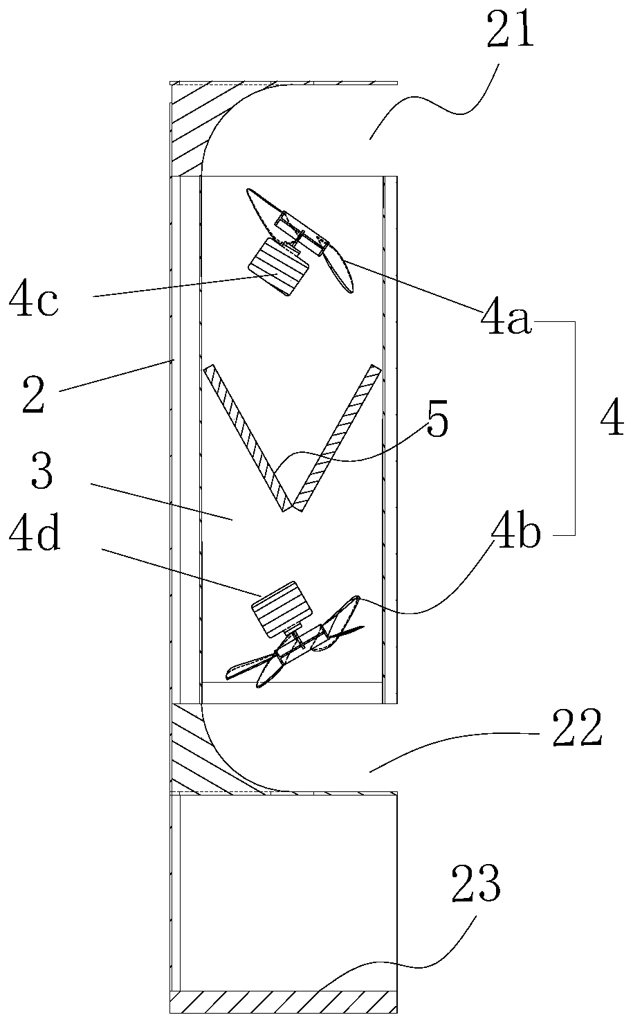 Air conditioner indoor unit capable of reversibly supplying air and air conditioner