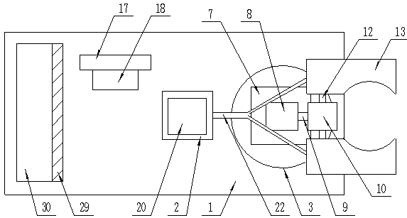 Solar street lamp pole painting device