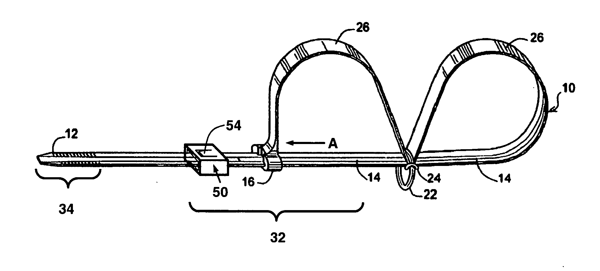 Disposable double lock restraint system