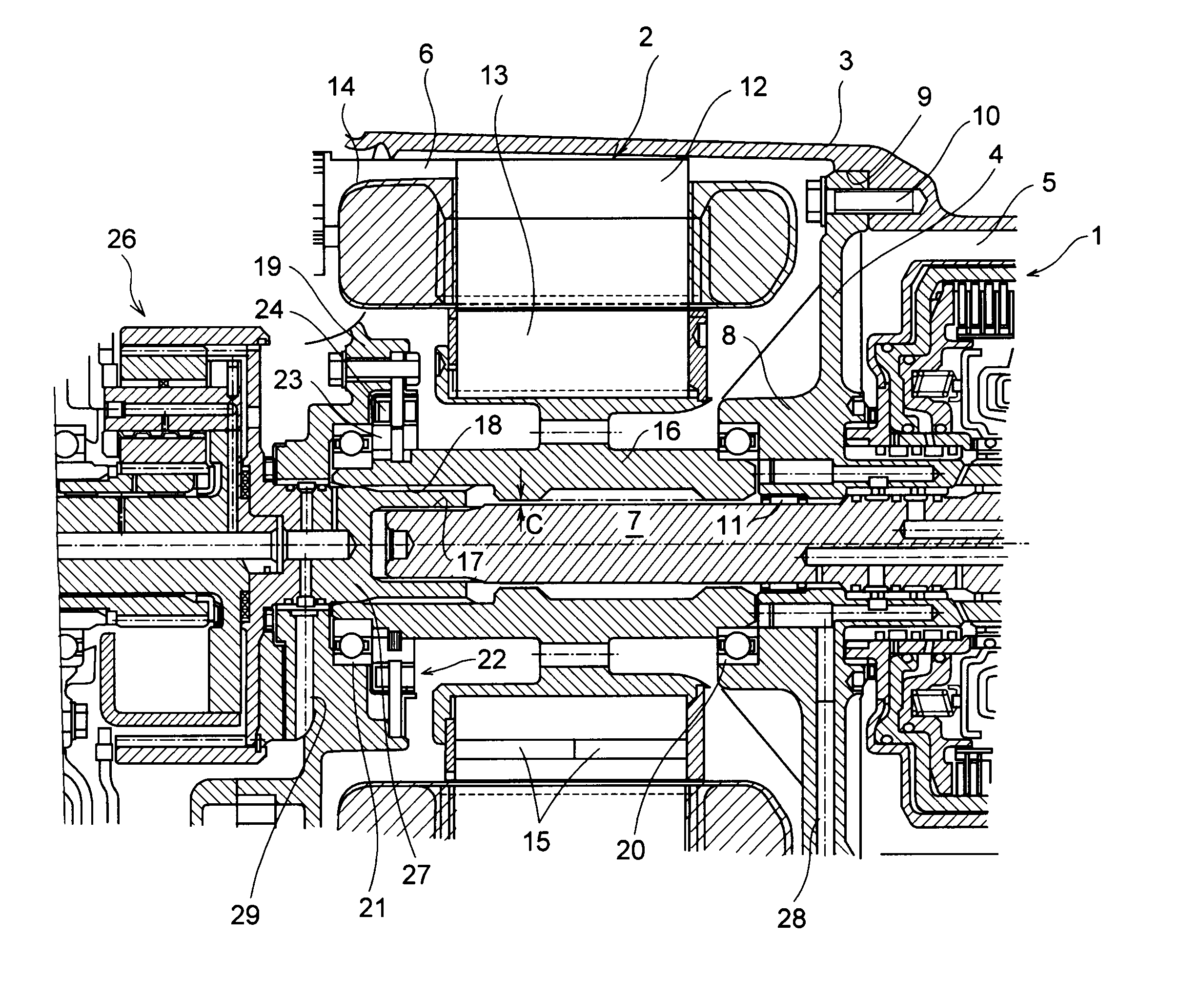 Power transmission device and method of assembling the same