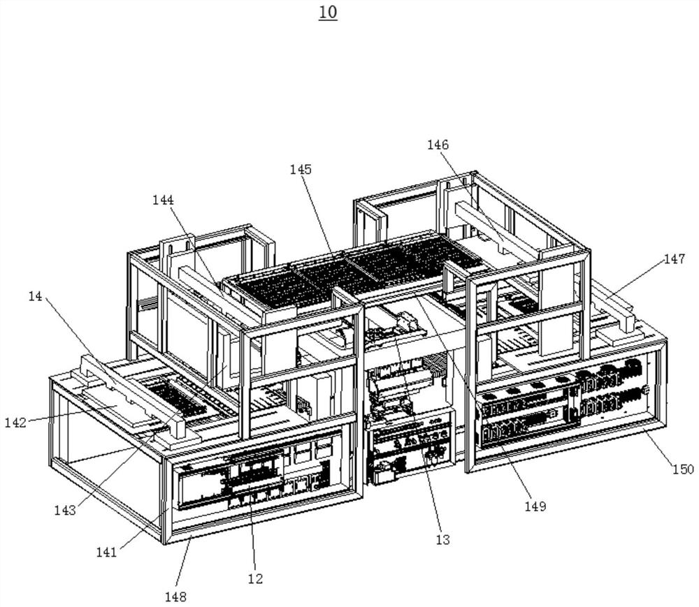 Circuit board double-sided inkjet printing all-in-one machine and method