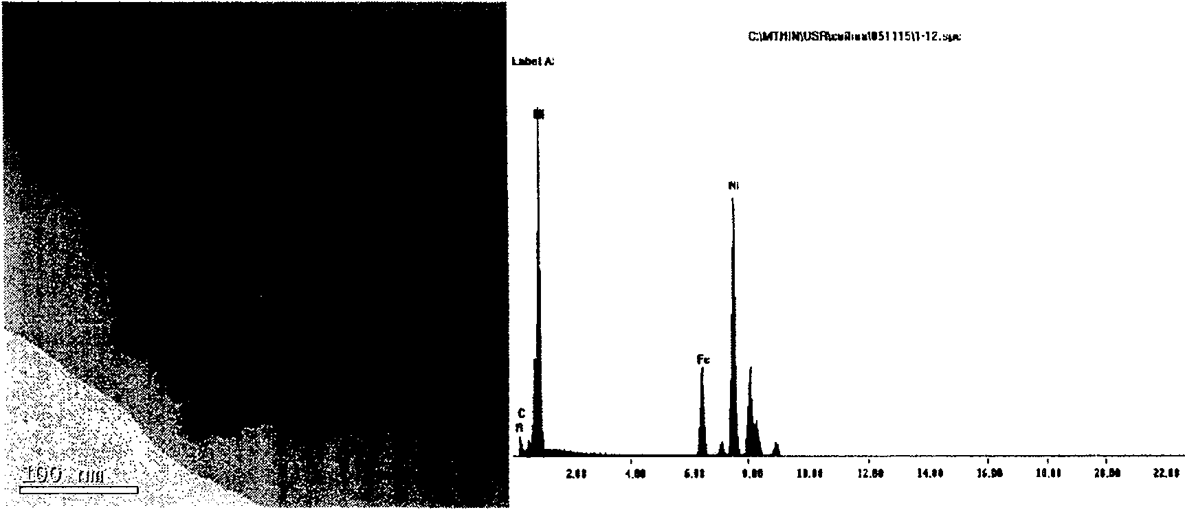 Method for preparing NiB non-crystalline alloy catalyst with the aid of microwave