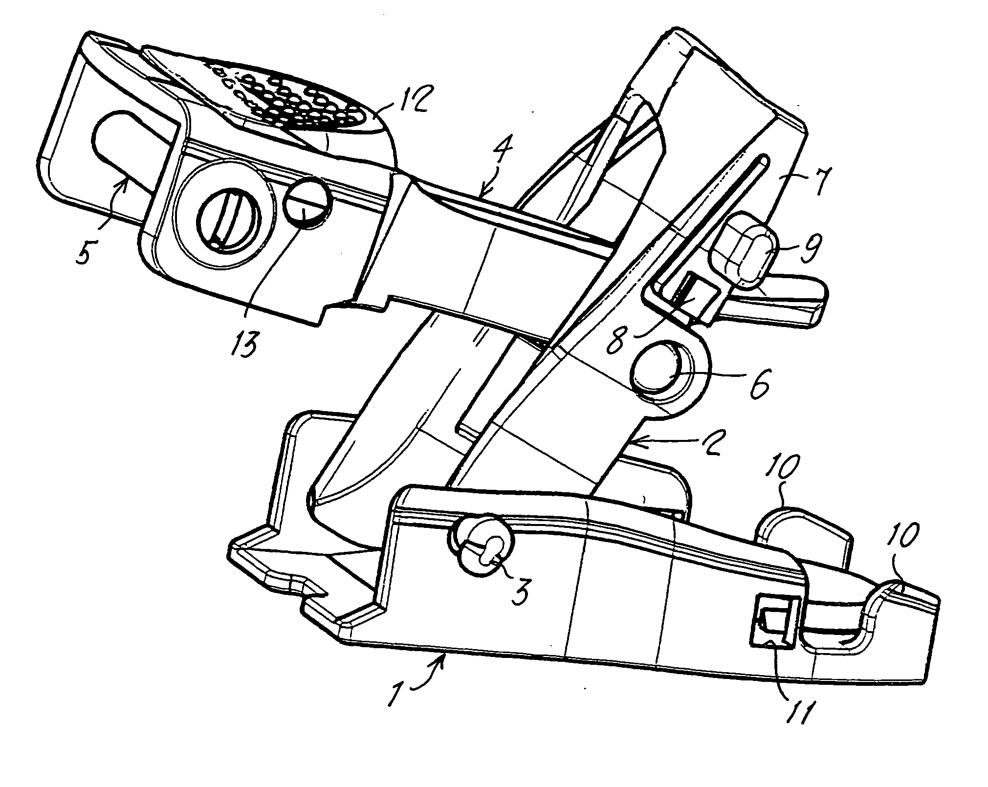 Buckle for tensioning the straps of fins or the like, having quick and simple fastening and unfastening means