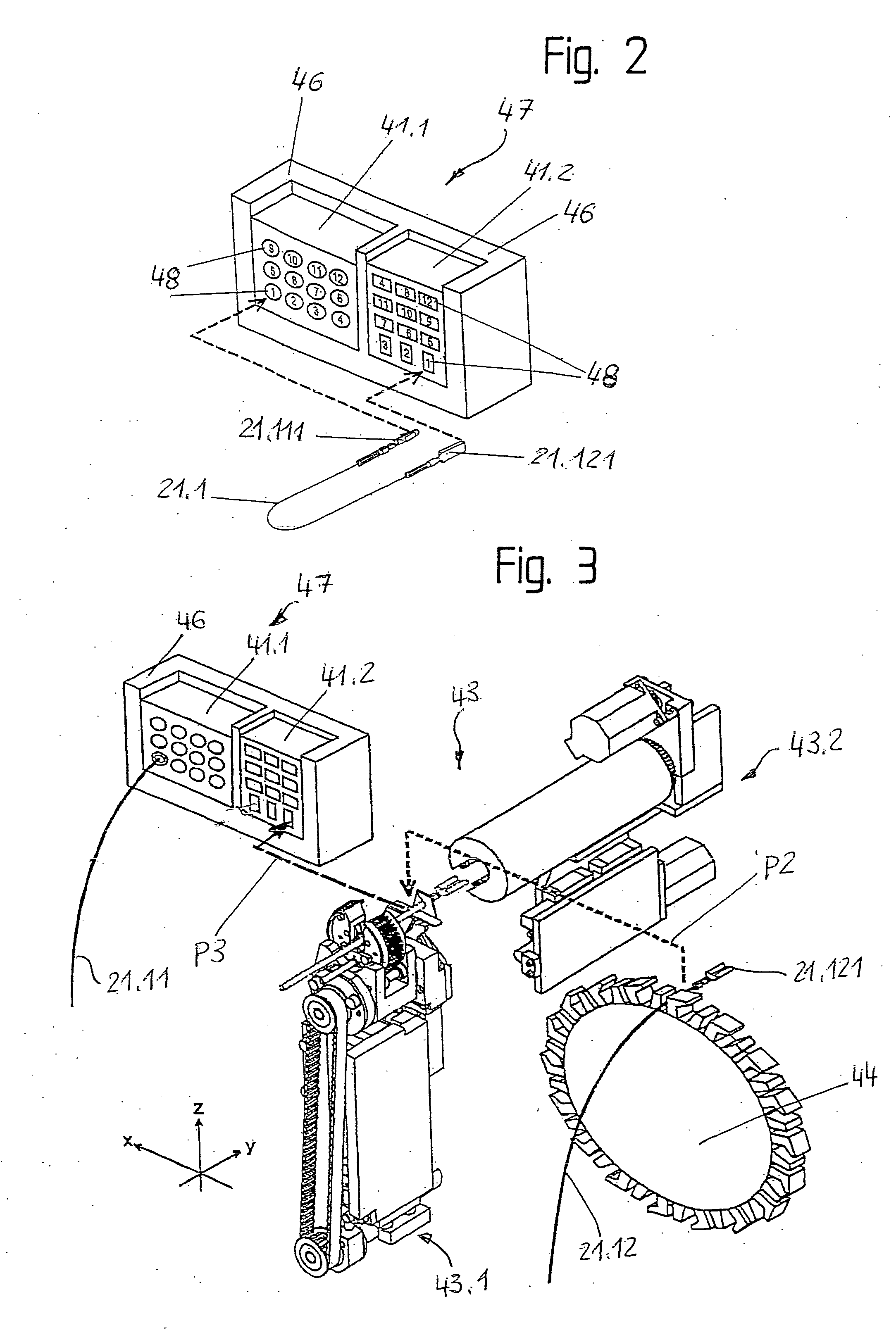 Equipment for equipping plug housings with fitted-out cable ends of a cable