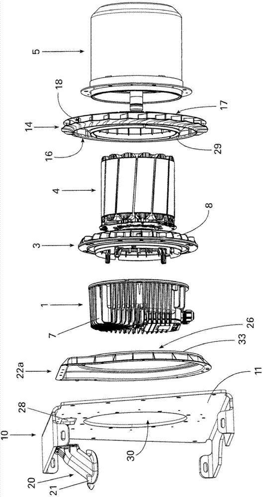 Active cooling of a motor