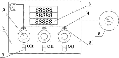 Measurement circuit capable of detecting performances of lamp