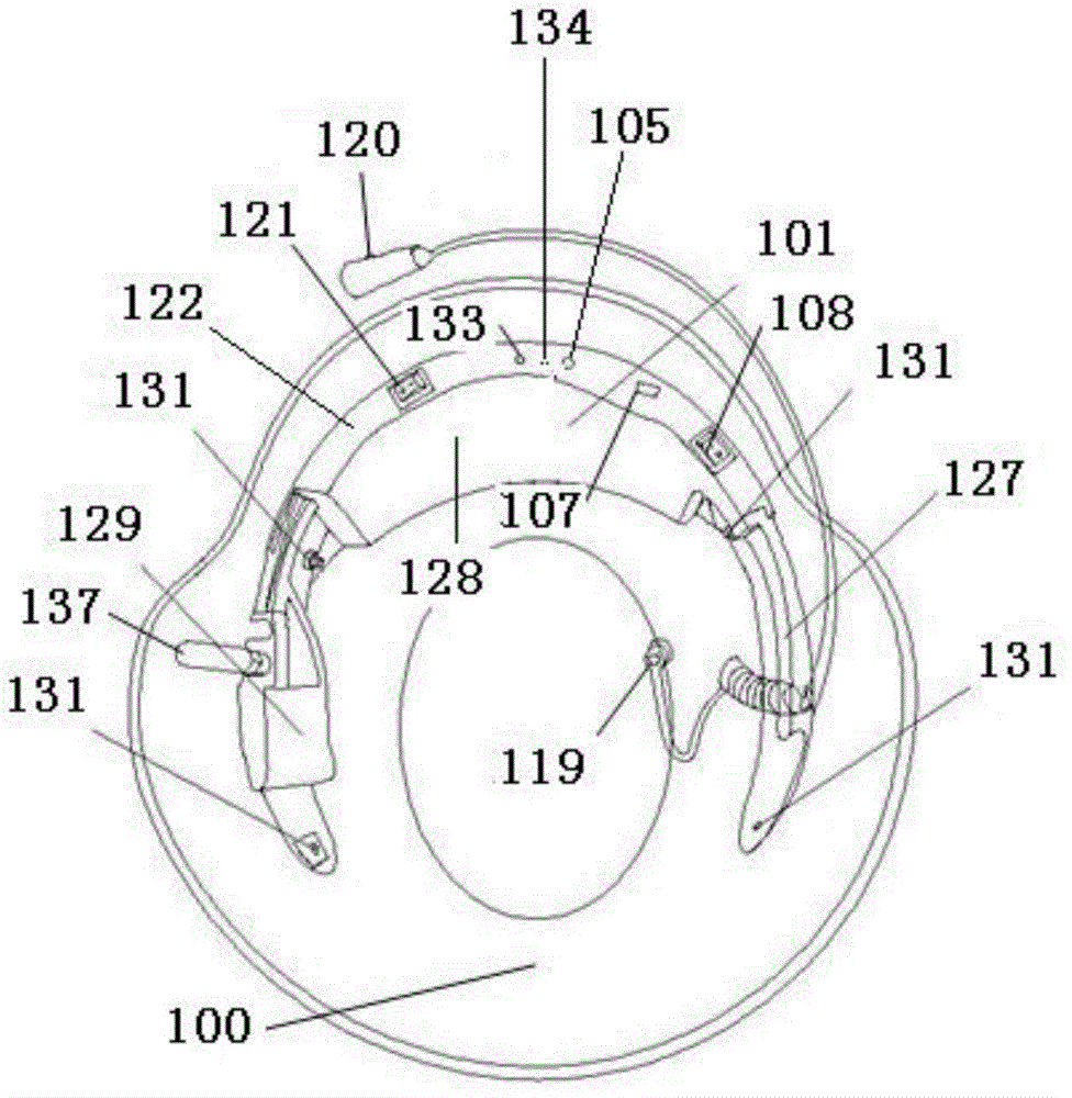 Embedded digital on-duty recording device for picketing helmet