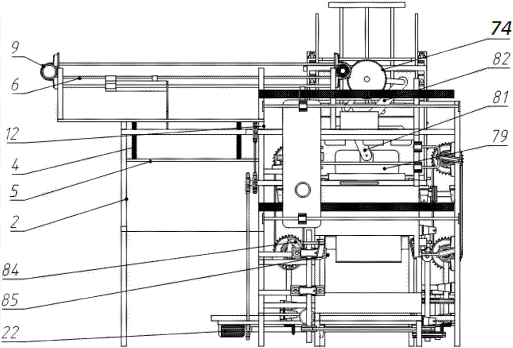 A kind of express packaging equipment integrating folding box anti-vibration packaging function