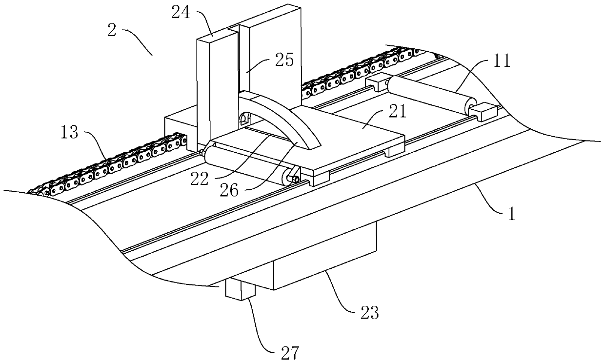 A kind of cutting device for aluminum bar