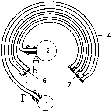 Coil heat pipe