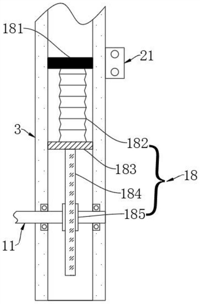 Traffic guidance sentry box capable of automatically reducing noise and reducing dust