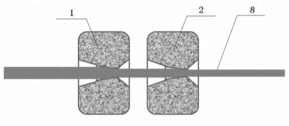 Bimold drawing mold structure