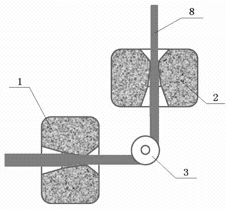 Bimold drawing mold structure