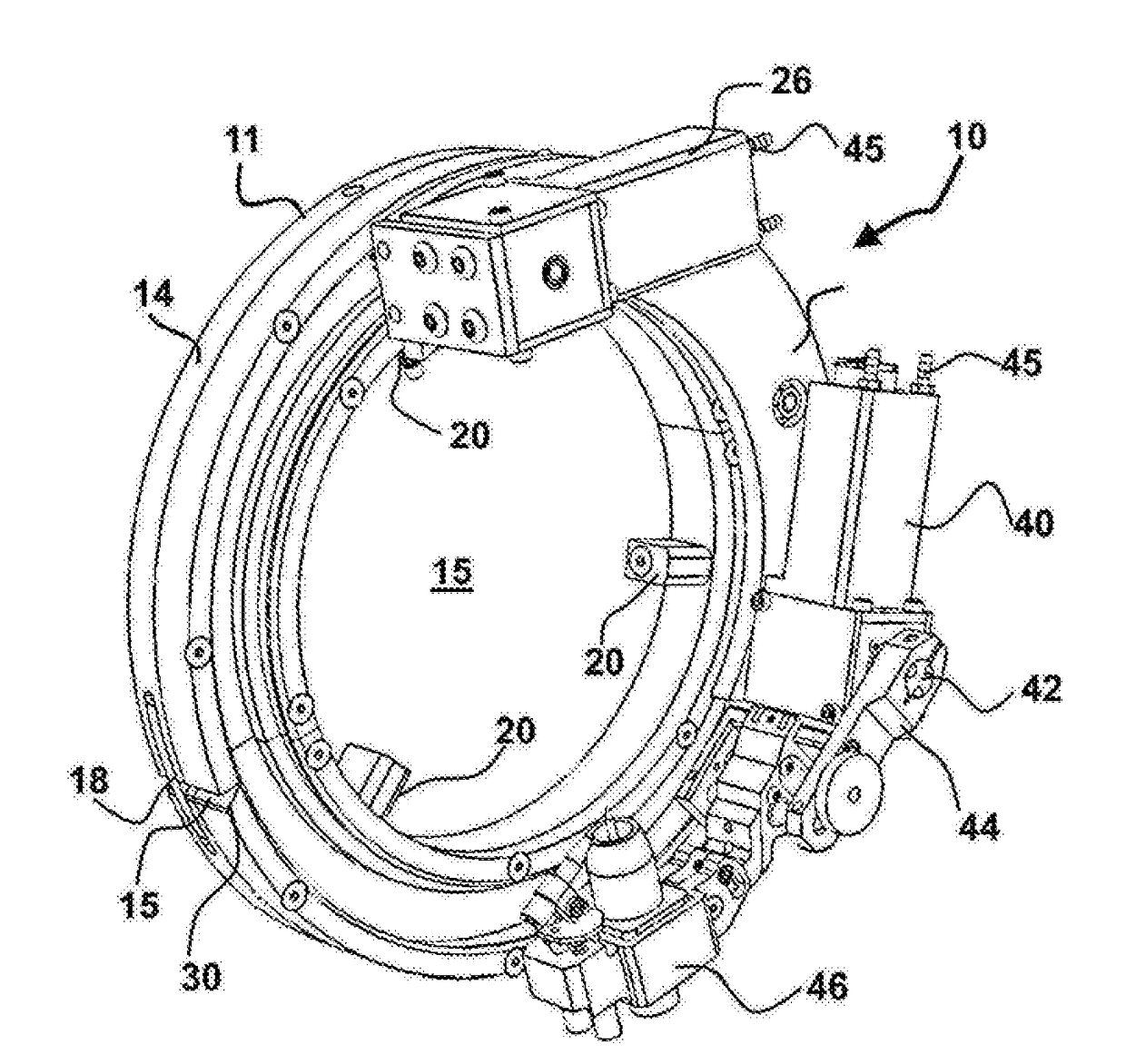 Orbital Welder With Integrated Track And Gear Drive