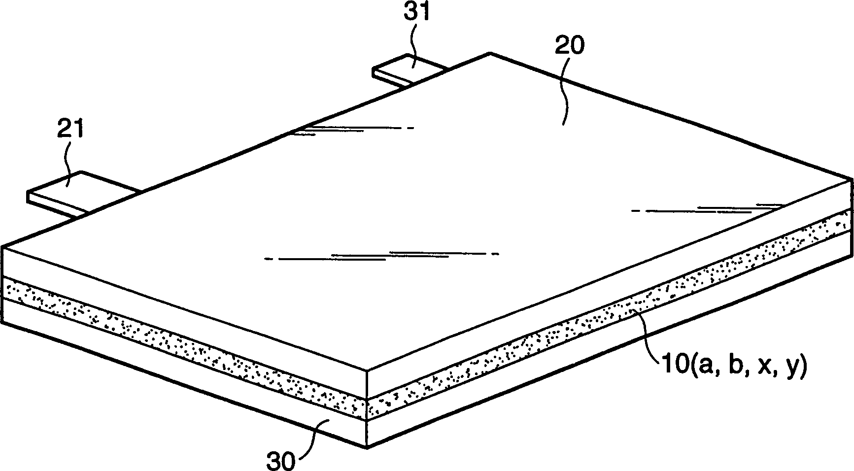 Lithium battery and battery apparatus having said battery