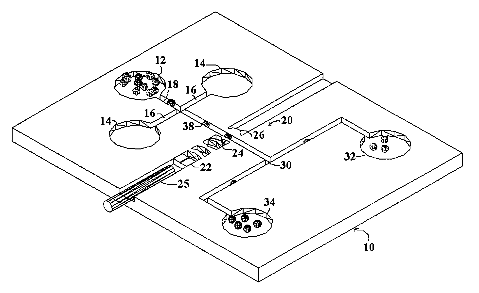 Cell analysis using laser with external cavity