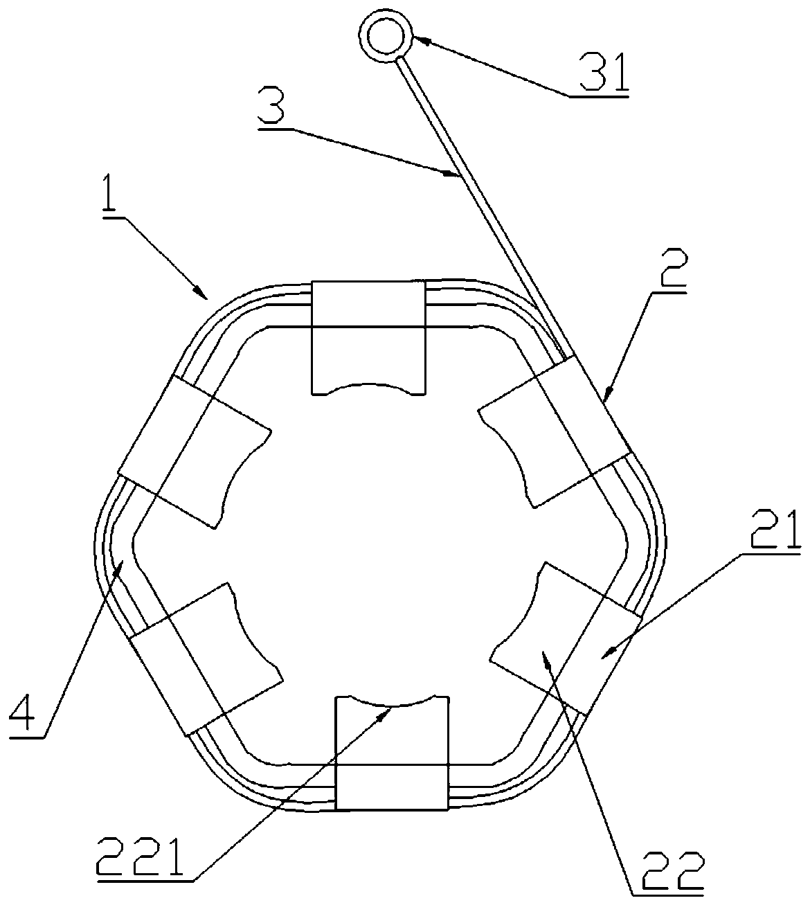 Spiral type lower limb skin sterilizer