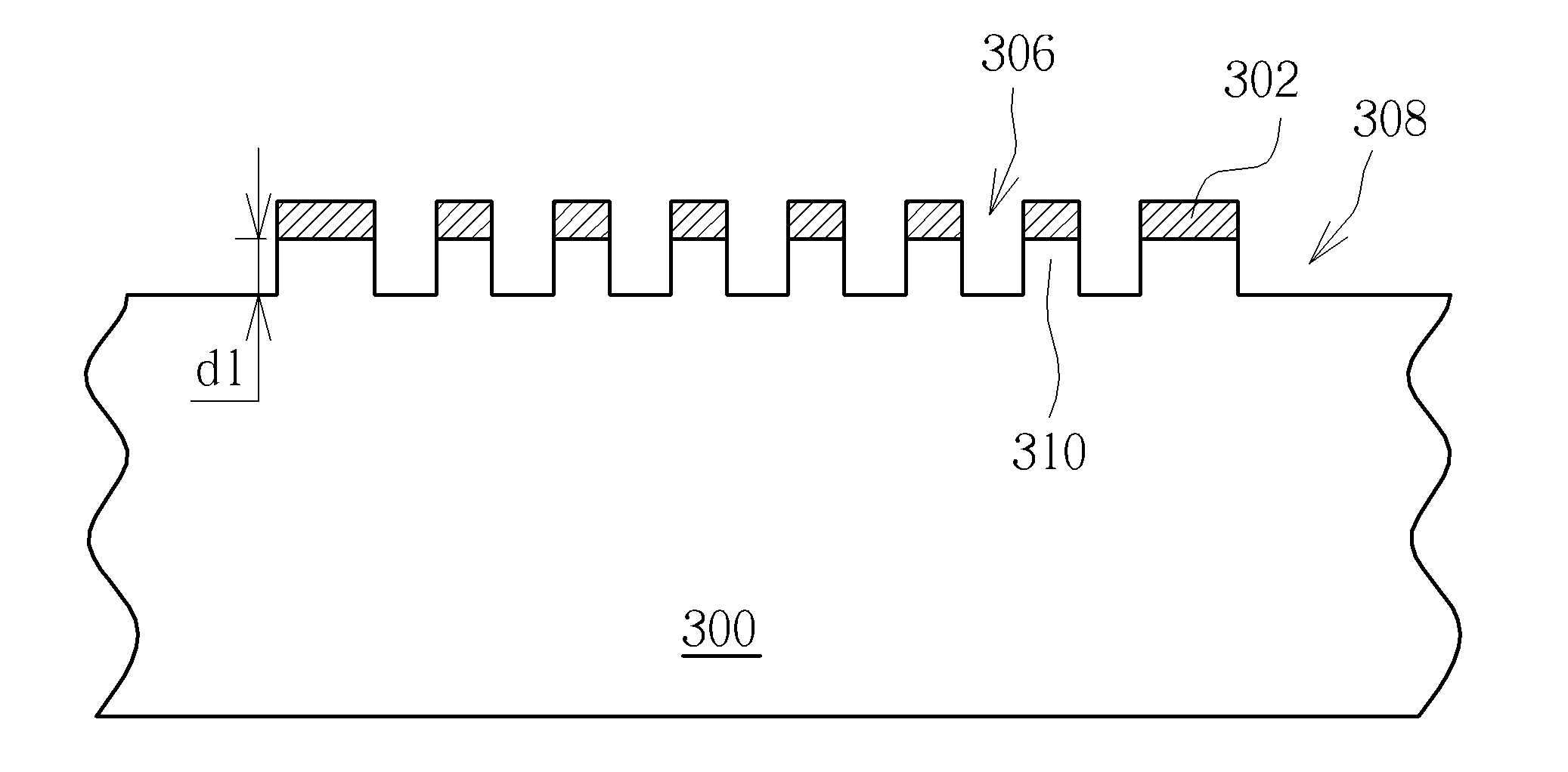 Method of forming a finfet  structure