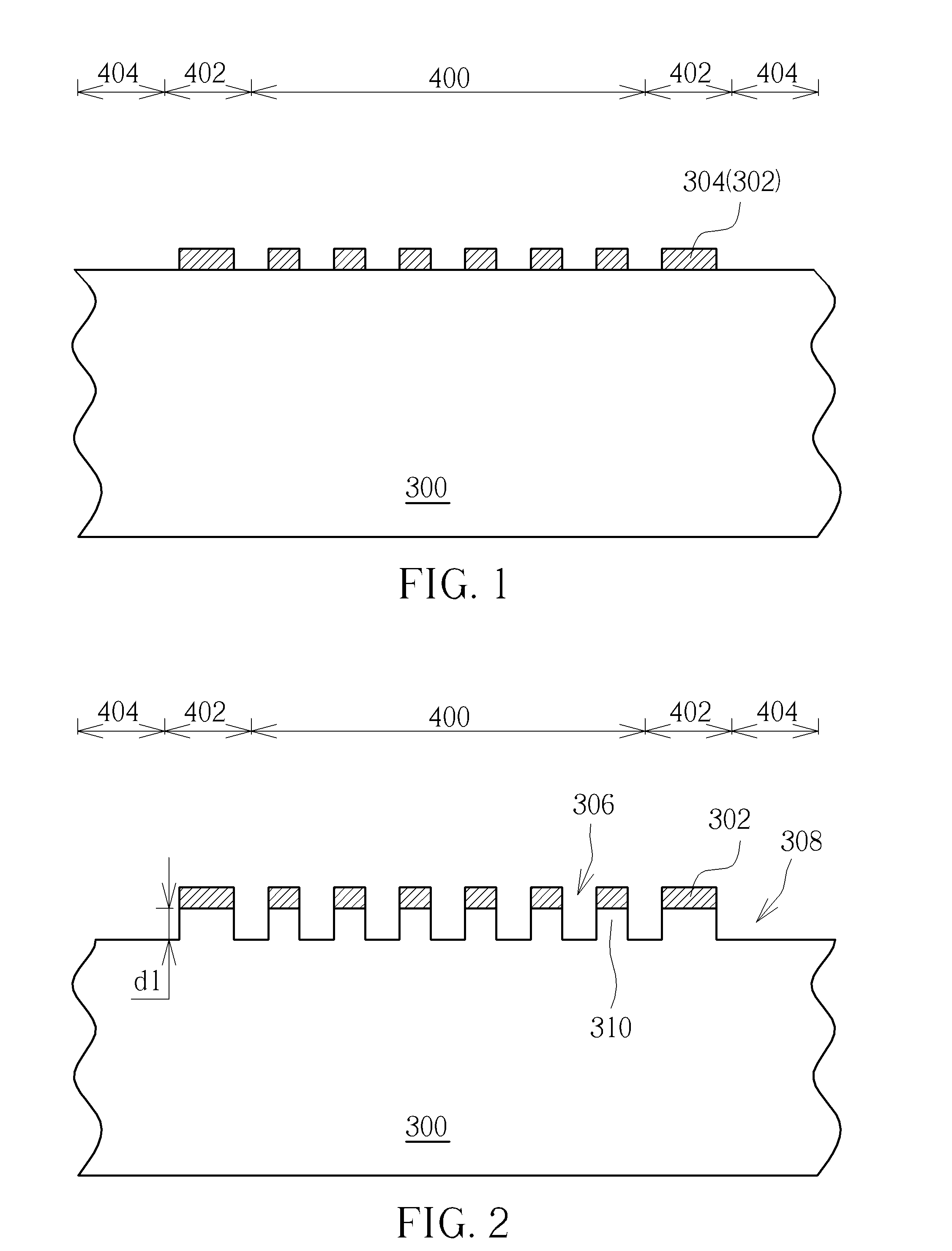 Method of forming a finfet  structure