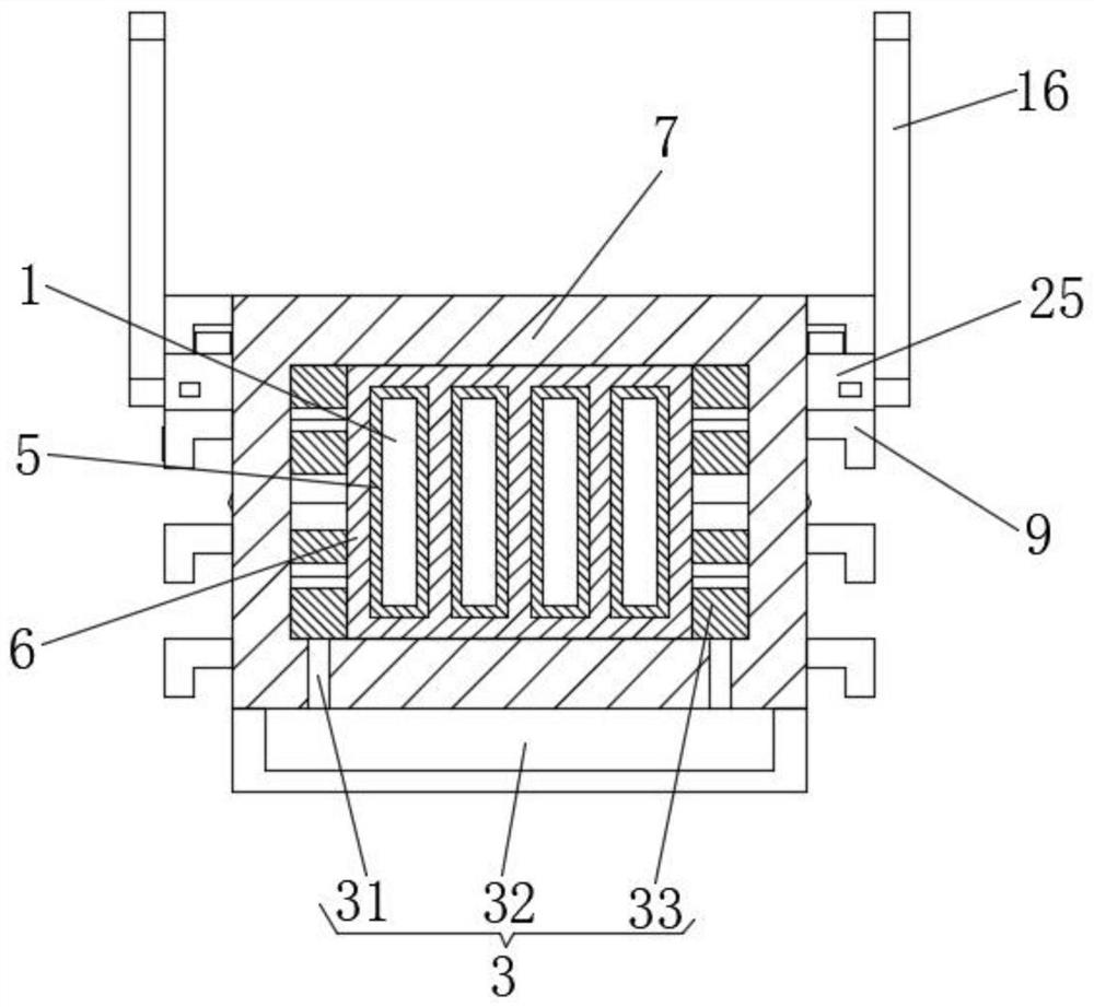 A lightweight bus duct for safe channel power supply