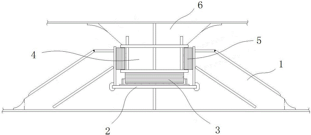 Three-way limiting device of independent liquefied gas ship liquid cargo tank