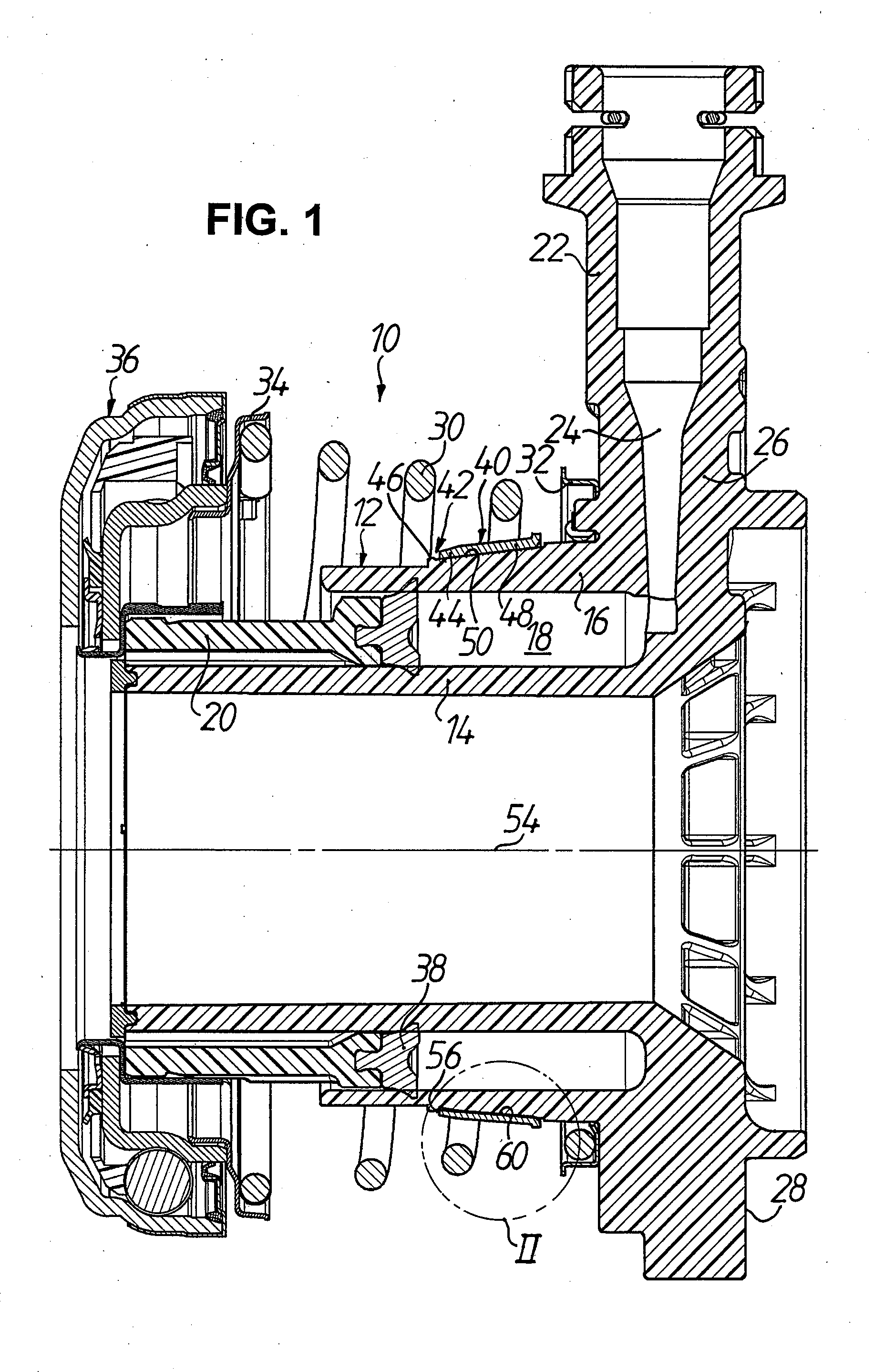 Concentric slave cylinder for a hydraulic clutch actuator