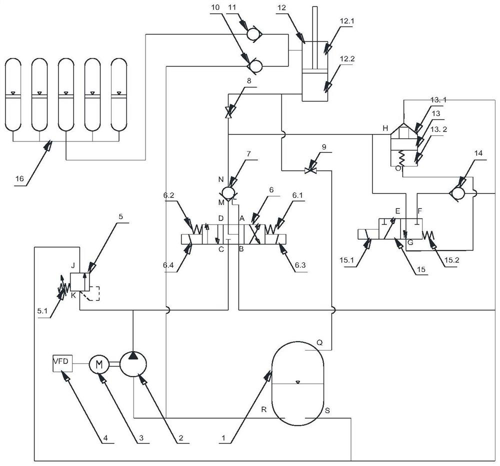 Adjustable wave energy and hydraulic energy conversion system and control method