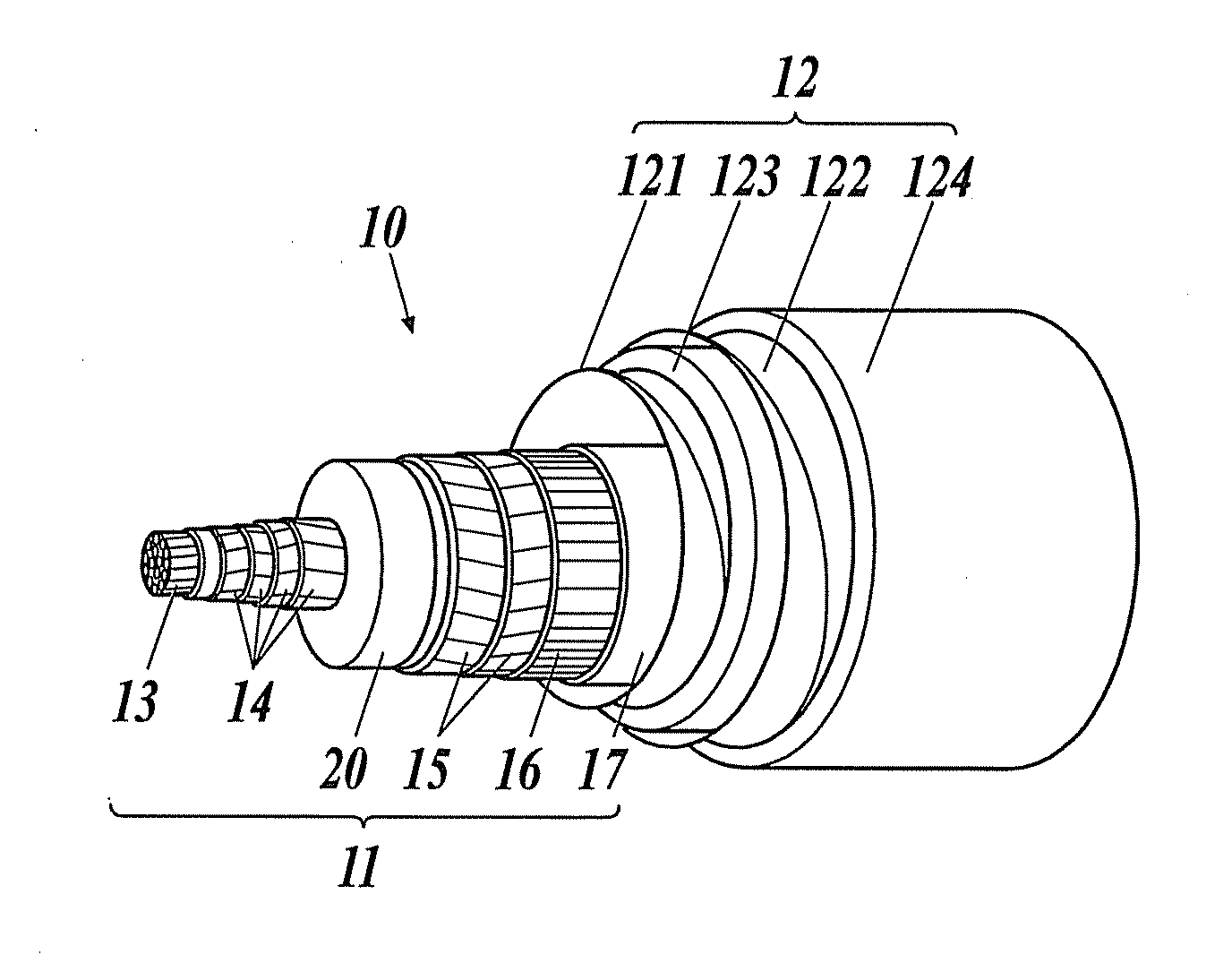 Connection structure for superconducting cables