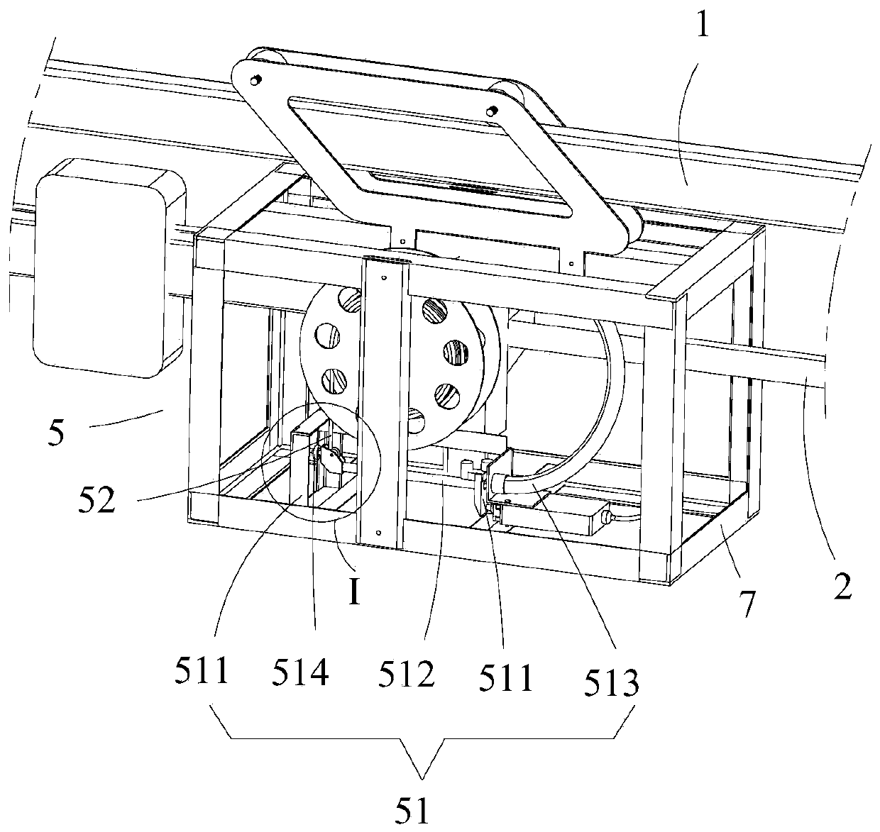 Interlayer crane