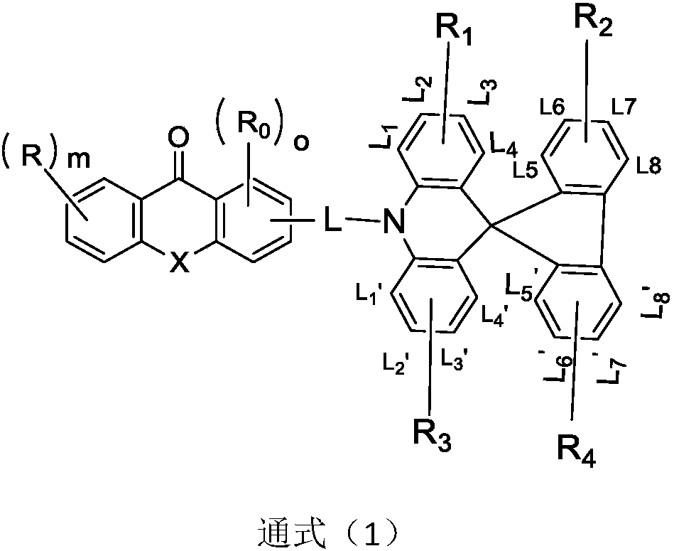 Ketone-containing compound and application thereof in organic electroluminescent devices