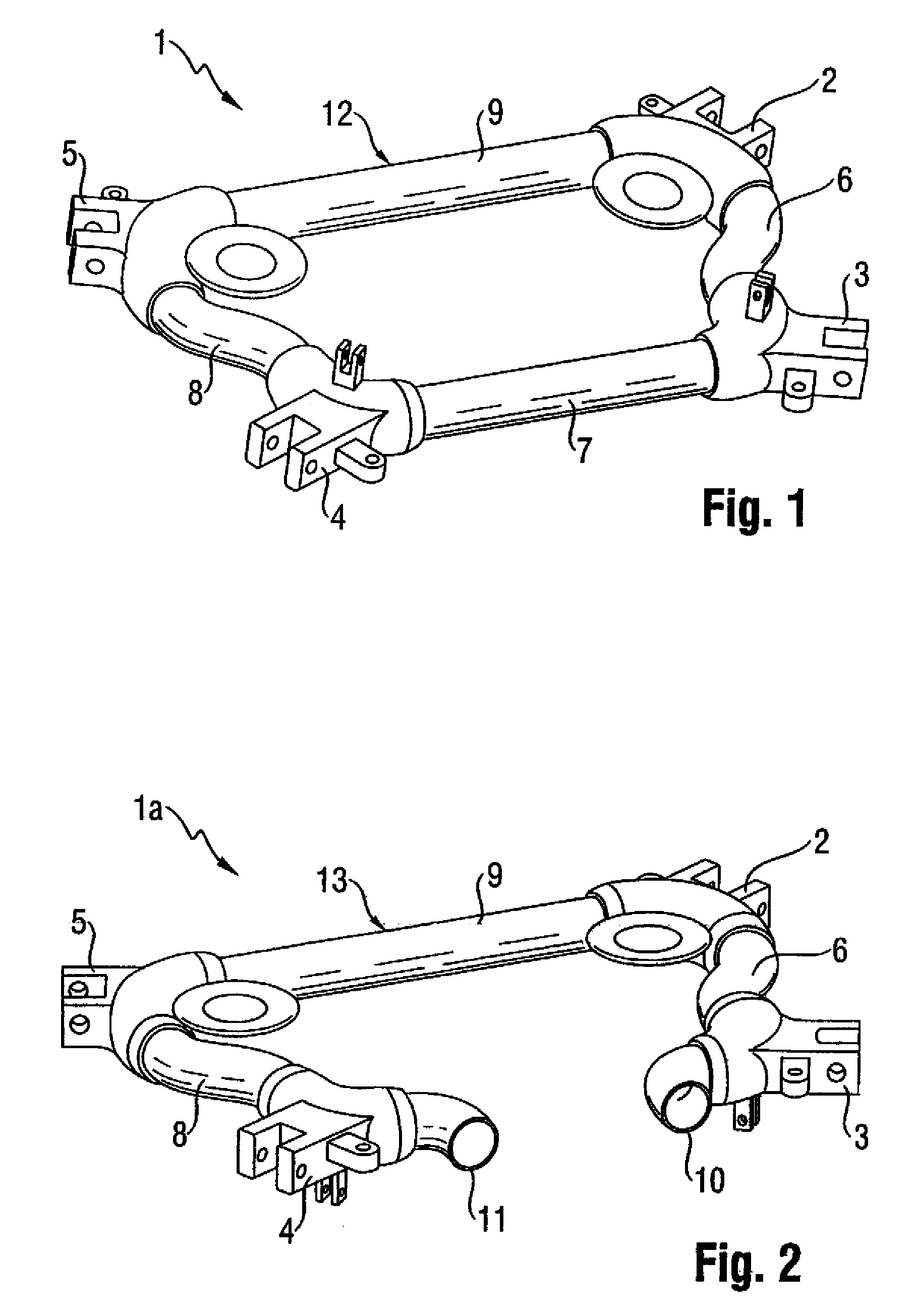 Method of making a subframe of a motor vehicle, and subframe for a motor vehicle