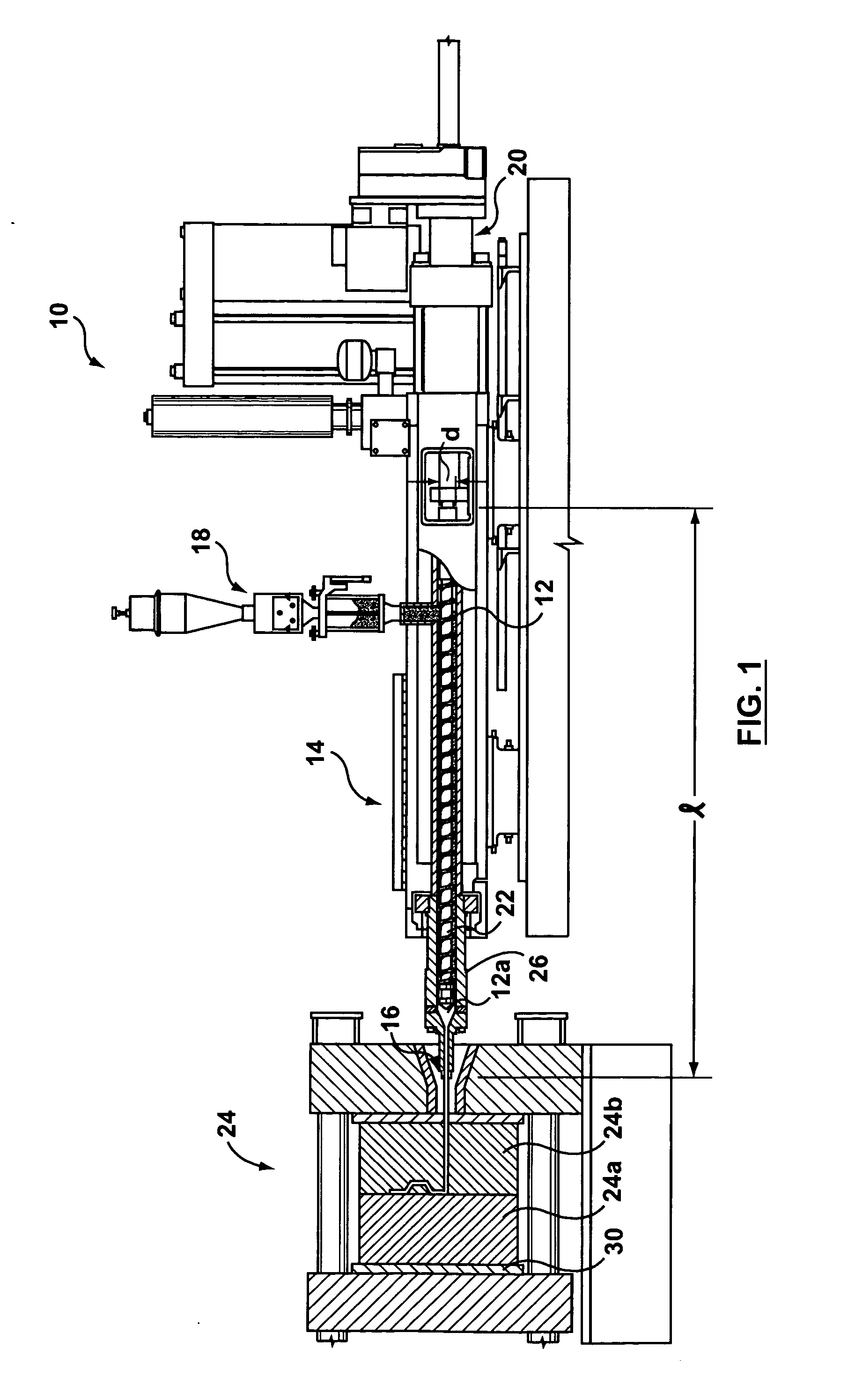 Near liquidus injection molding process