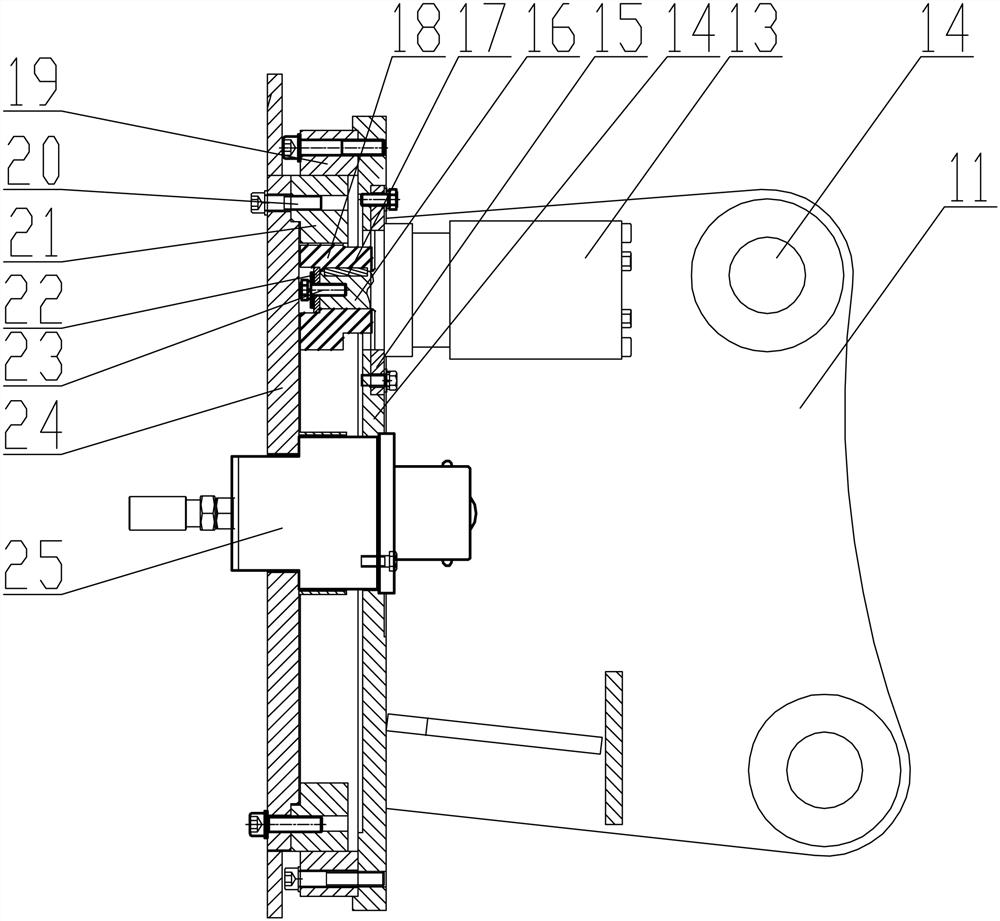 Movable steel rail shearing machine and application method