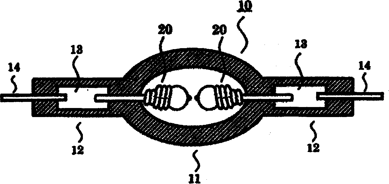 High pressure discharge lamp lighting apparatus and projector