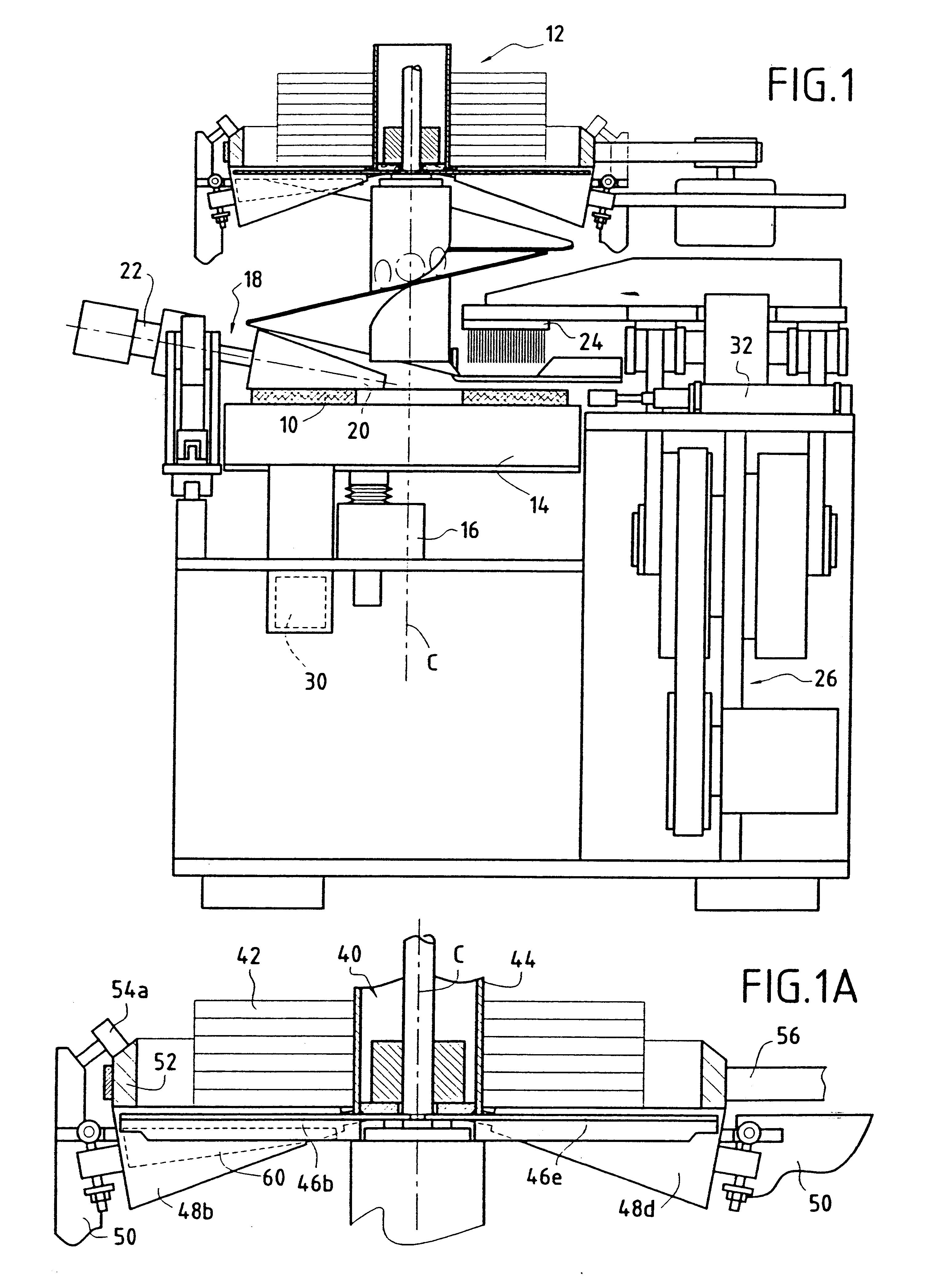 Feeding a needling machine with a continuous spiral strip