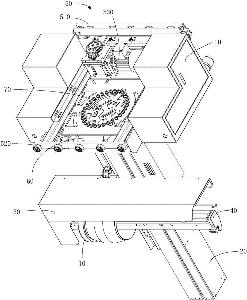 Cartesian coordinate logistics robot